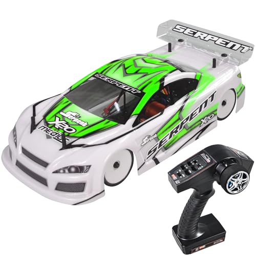 Serpent 1/10 Touring Car RTR, 4WD Fast Electric RC Car with Brushless Motor Set, Carbon Fiber Parts,...