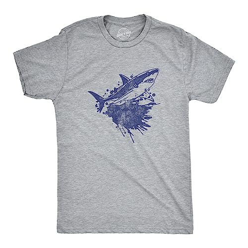 T-shirt humoristique homme requin encre haut original