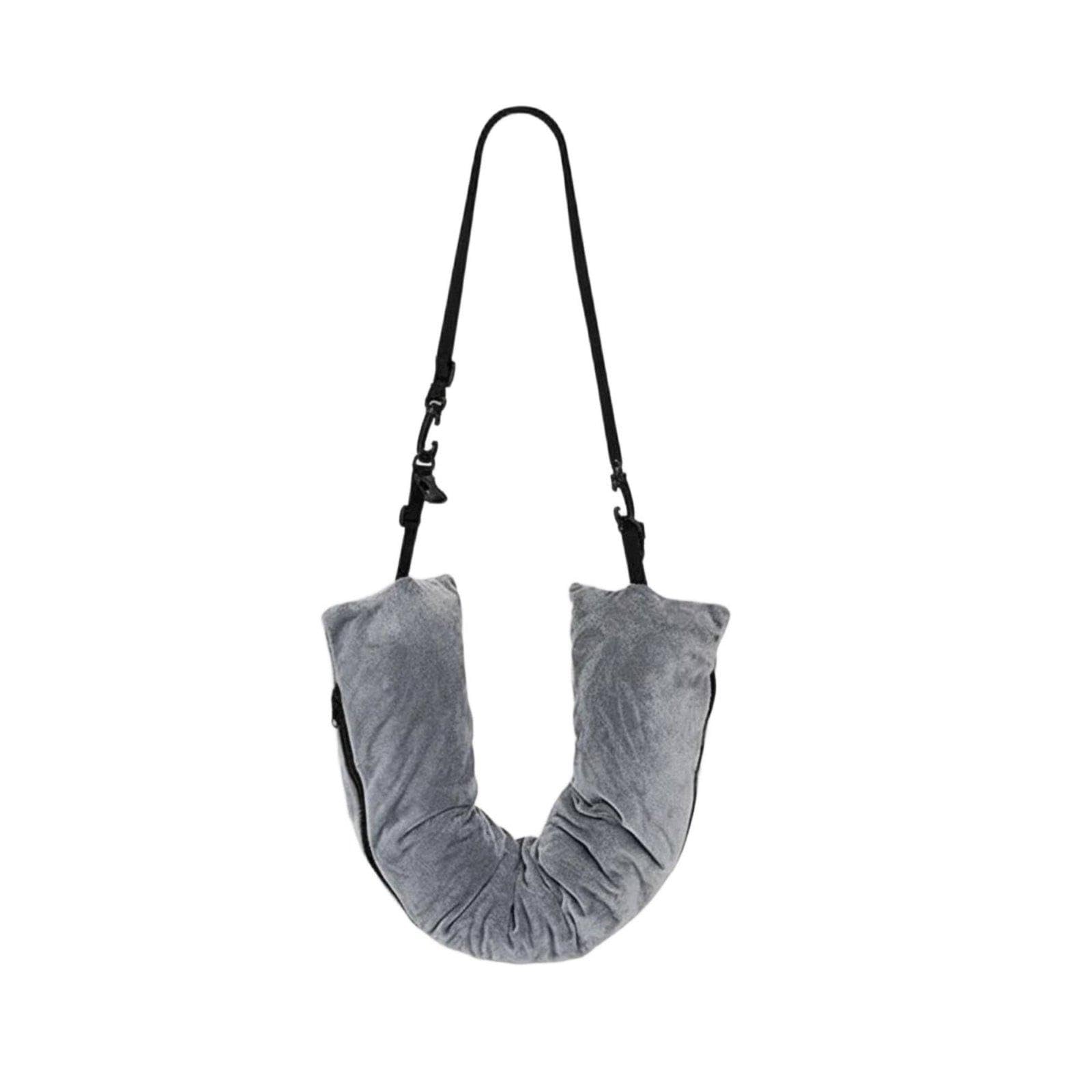 LOOM TREE Fillable Travel Pillow Case Multi-Functional Design Fillable Travel Pillow Multi-Functional U-Shaped Clothes Bag for Camping, Hiking Gray|Travel| Travel Accessories| Travel Pillows-image-39