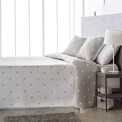 Barceló - Colcha Jacquard Estela - Cama 135 cm - Color Beig