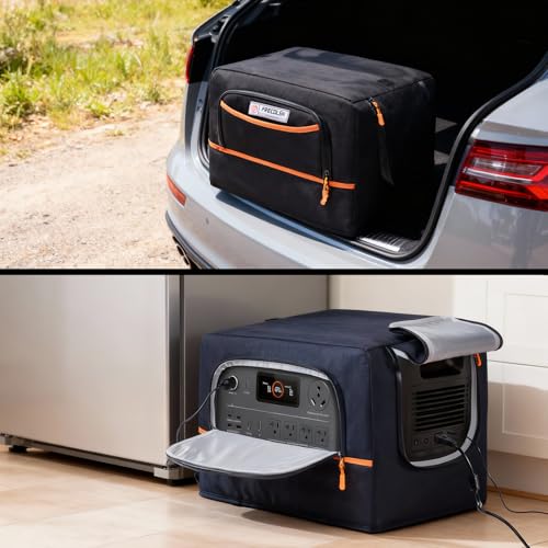 Dust Cover Compatible with Jackery HomePower 3000 Portable Power Station – Water-Resistant Protective Cover with Pockets & Vent Design for Jackery HomePower 3000 (3600W/7200W Surge)r - Image 7