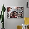Tram in The Rain Fashion Diamond Art Painting Kits for Adults Round Drill 5D DIY Craft for Home Decor Gift #4