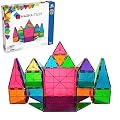 Magna-Tiles 32-Piece Clear Colors Set, The Original, Award-Winning Magnetic Building Tiles for Kids, Creativity and Educational Building Toys for Children, STEM Approved