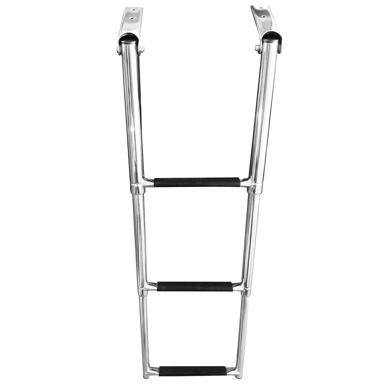 Échelle télescopique en Acier Inoxydable de 3 marches Pliable pour Piscine pour Bateau pour Ponton ML200