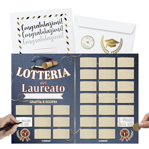 DIVERTIMENTO ASSICURATO PER TUTTI: Rompi il ghiaccio alla festa laurea con questo gioco che coinvolge ogni partecipante! Ideale come regalo laurea che vuole stupire, crea momenti di ilarità e complicità durante la festa!