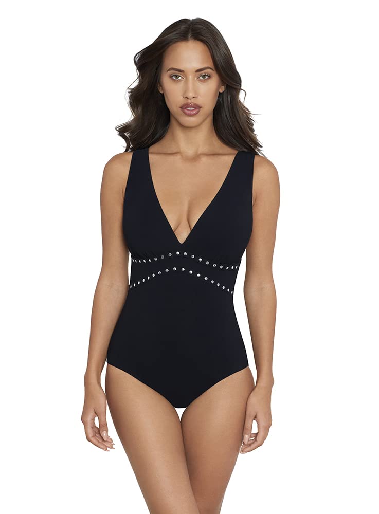 AmoressaWomen's Swimwear Ophelia Lupita One Shoulder Soft Cup One Piece Swimsuit