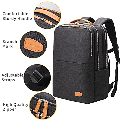 Nobleman Men's And Womens Backpack, Laptop Backpack, Waterproof School Backpack, 15.6 Inch Laptop Backpack, Daypack, Usb (Black Plus) #TOP5