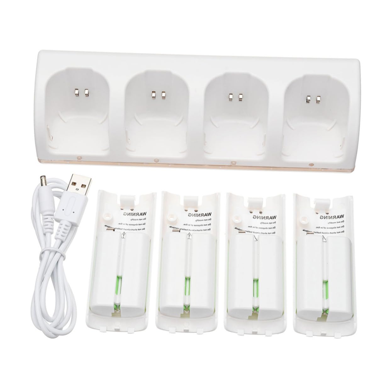 Cargador de batería SHINEOFI con ranuras inteligentes y luz azul de control 8