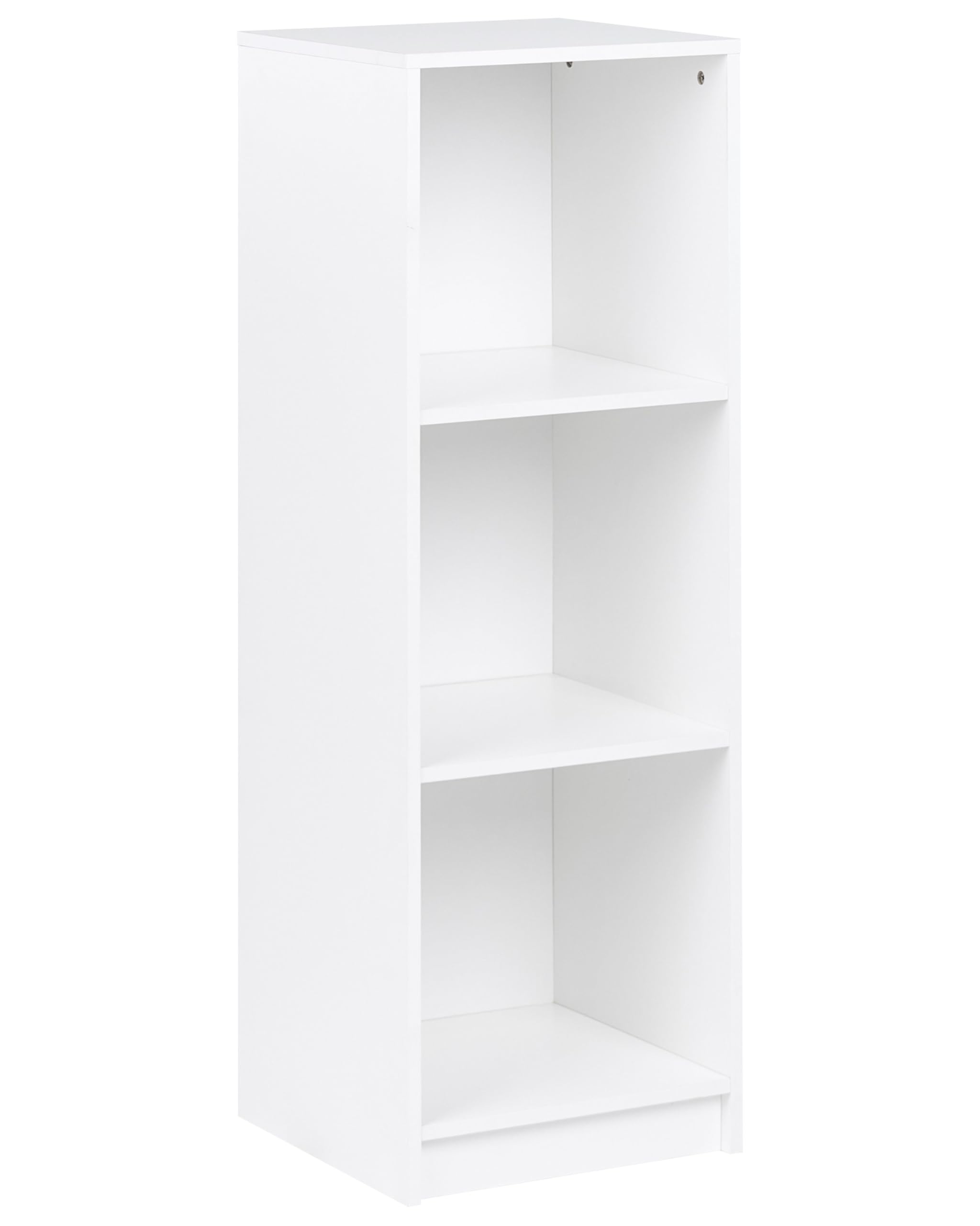 Beliani Libreria a 3 ripiani in truciolare 40 x 40 cm Bianca