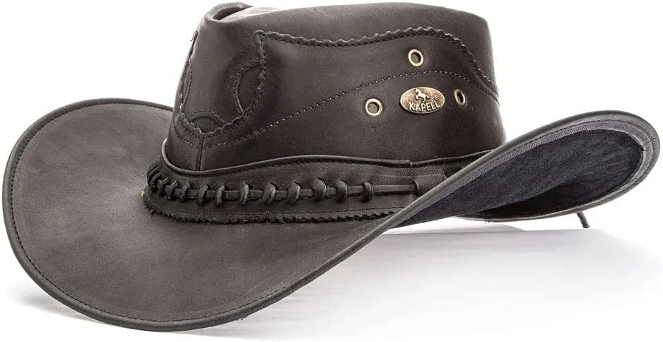 Chapéu Americano Country Em Couro Legitimo Cowboy em promoção! Veja a oferta e mais achadinhos de Bonés & Chapéus Hoje é o melhor dia para comprar Chapéu Americano Country Em Couro Legitimo Cowboy com aquele preço maroto! Promoção! Aproveite a oferta!