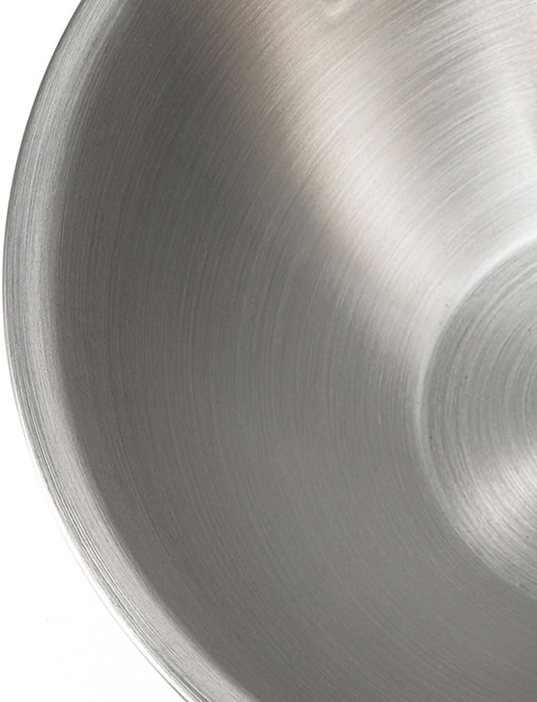 Stainless Steel Basin Salad Bowl, Vegetable Fruit Washing Bowls for Stainless Steel Mixing Bowl Dough Kneading and Kitchen Metal Bowls(Size:25 * 12CM,Color:Silver)