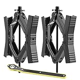 EPOARTIST Camper Wheel Chock Stabilizer Scissor 2 Sets for RV Travel Trailer tire chalks Rust-Proof