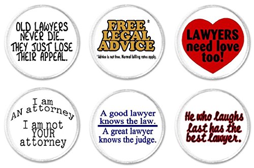 Set of 6 Lawyer Law Legal Humor Funny Joke - 3