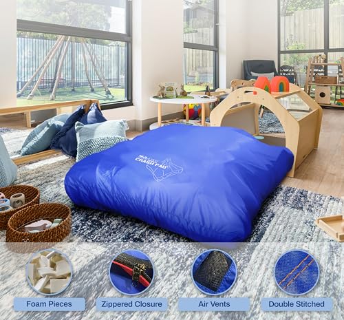 Skil-Care Crash Pad, Crash Pads for Kids Sensory Room Equipment, Sensory Crash Mat, Soft Foam Landing Zone for Sensory Input, Bean Bag Alternative for Reading and Relaxation, 3'x4' 5'x5' 6'x6' 8'x8' - Image 3