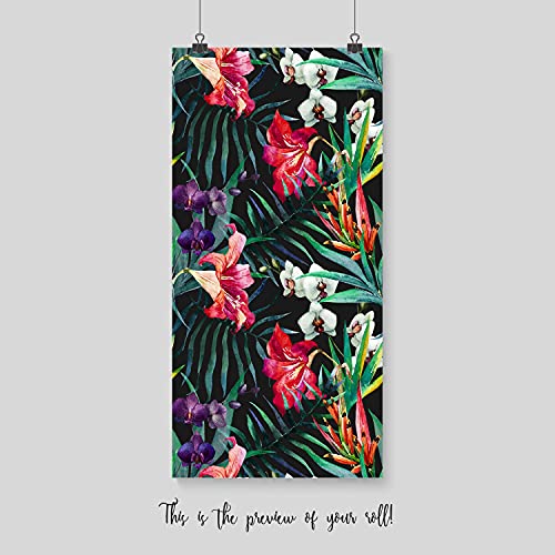 Papier peint stickers muraux haut de gamme Amazon Flowers décoration salon - 5