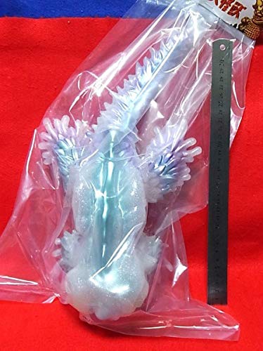 Amazon.co.jp: ヘドラ 450 四つん這い/ソフビ クリア ラメ 白 尾緩め