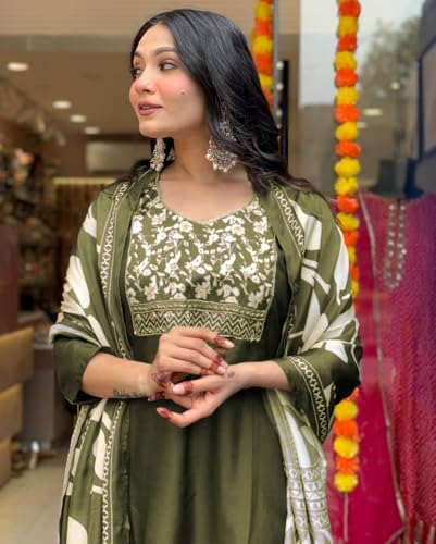 Image of SHIENZY Cotton Blend Kurta Set for Women