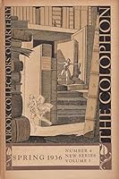 The Colophon - New Series - A Quarterly for Bookmen Spring 1936 B00BKOBV5I Book Cover