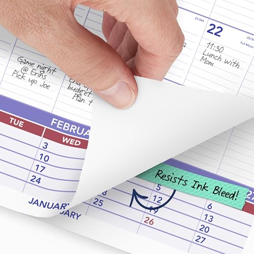Image of AT-A-GLANCE 2027 Wall Calendar, 15.5 inch x 22.75 inch Planner, 3-Month Reference (PM62827)