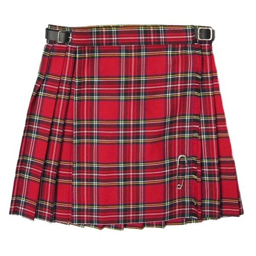 Glen Appin - Jupe plissée façon Kilt - pour Fille - en Tartan - Royal Stewart - 8 Ans | 53 cm L 33 cm (21" x 13")