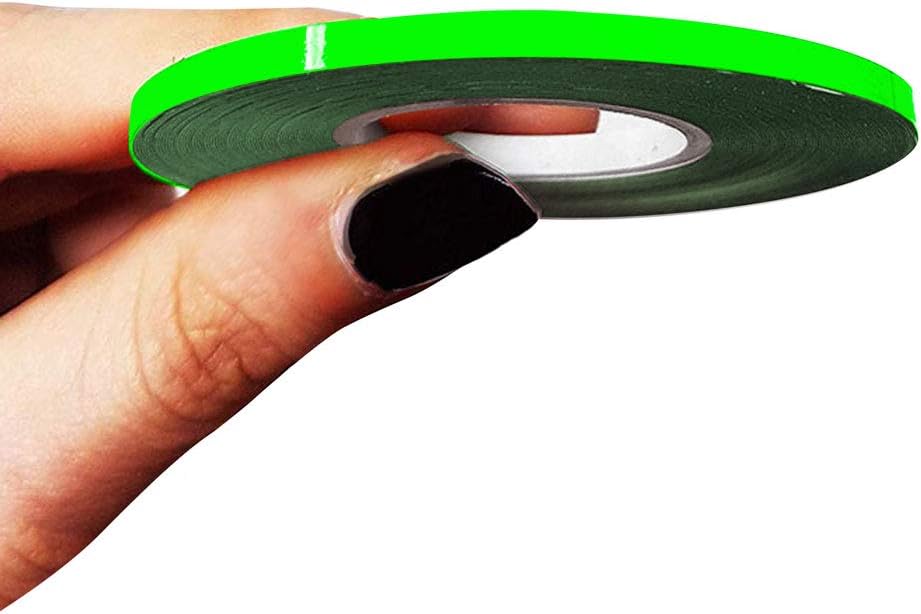10463 Trim Stripes Adhesive Strips for Cars, Neon Green, 3 mm x 10 mt