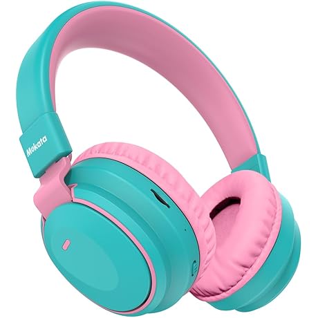 Mokata Kids Headphones Bluetooth 5.3 Wireless for Kids
