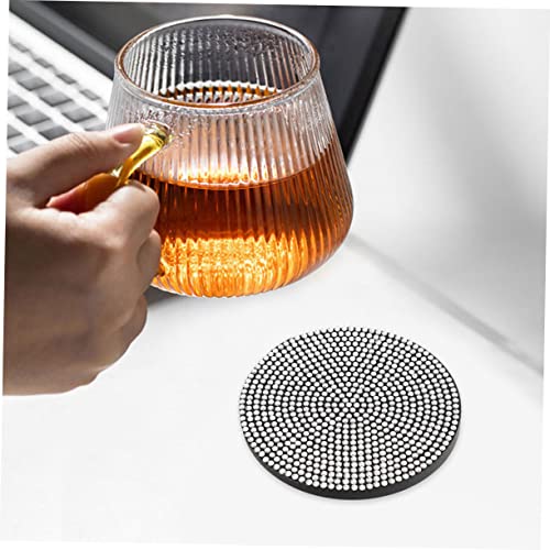 Tapis de tasse antidérapant pour table basse et bureau ensemble chic de dessous de verre - 7