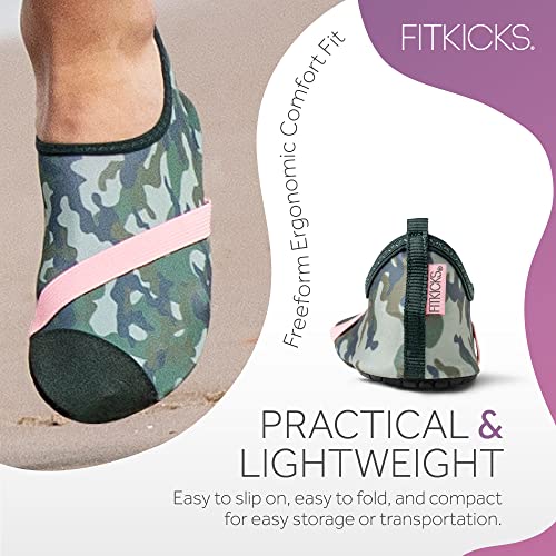Image of FITKICKS Original Women's Foldable Active Lifestyle Minimalist Footwear Barefoot Yoga Sporty Water Shoes