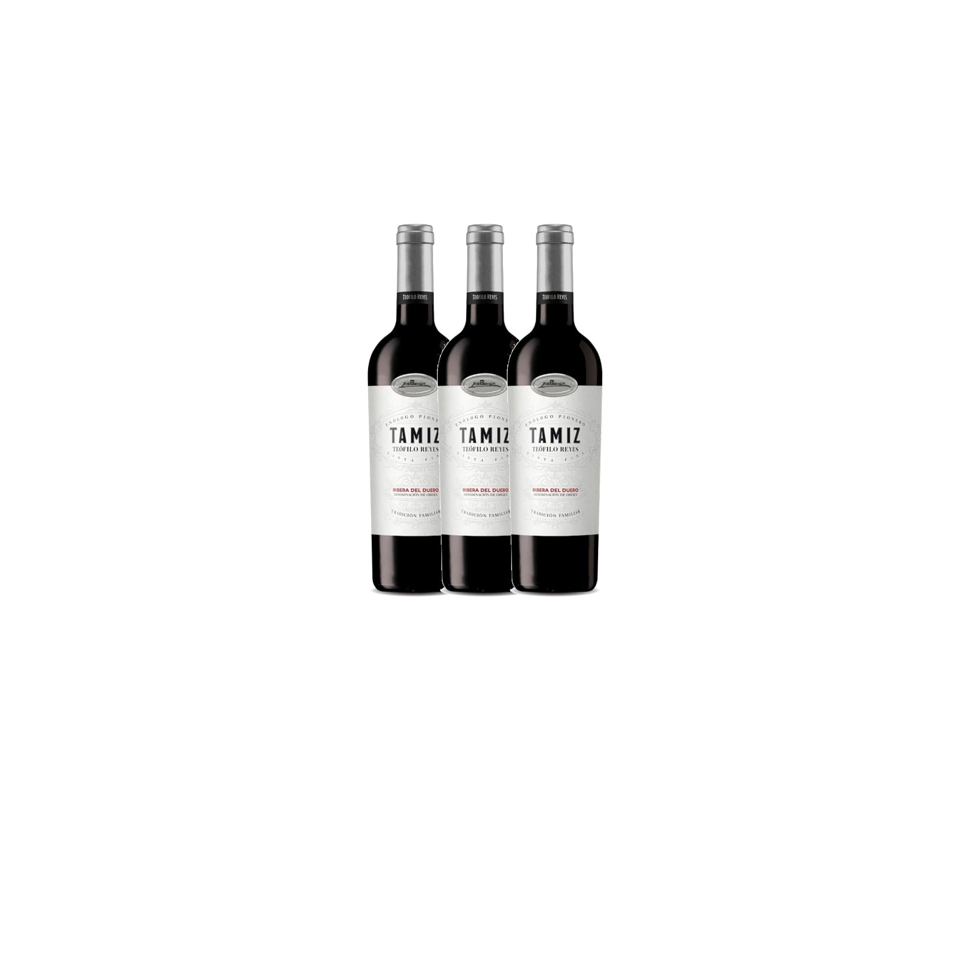 Tamiz vino tinto premium selección gourmet – 3 Botellas x 75 cl