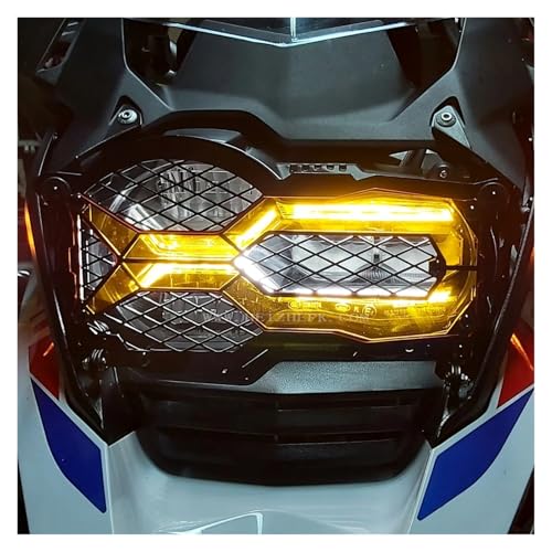 Calandre phare BMW R1250GS cache protecteur de phare moto maille