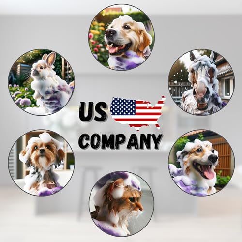 Dog Shampoo Gloves for Bathing – Silicone Dog Washing Gloves with Bristles – Pet Hair Removal Glove for Dogs & Cats – Puppy Essentials – Dog Grooming Supplies & Accessories – Shampoo Brush for Pets - Image 4