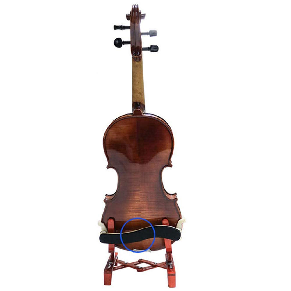 Violinenständer Violinenständer mit Bogenhalter aus Holz