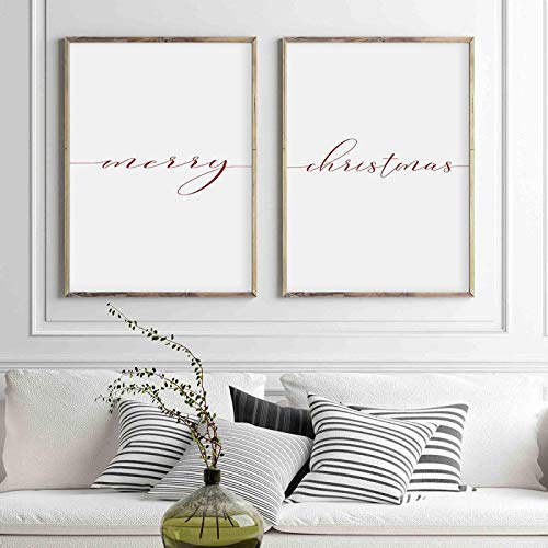 Affiche Joyeux Noël 50x70cm : transformez votre salon pour les fêtes de fin d'année