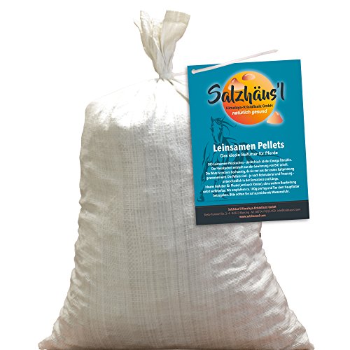 Bio Leinsamen Pellets tagesfrisch gepresst 10 kg/Ölmühle Omega/Pferde-Leckerli/Versand NUR innerhalb von Deutschland Cover