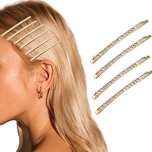 LIBENTHW 16Pcs Hair Pins 2.36Inch Rhinestone Bobby Pins for Women/Girls Hair Accessories(Style 3)