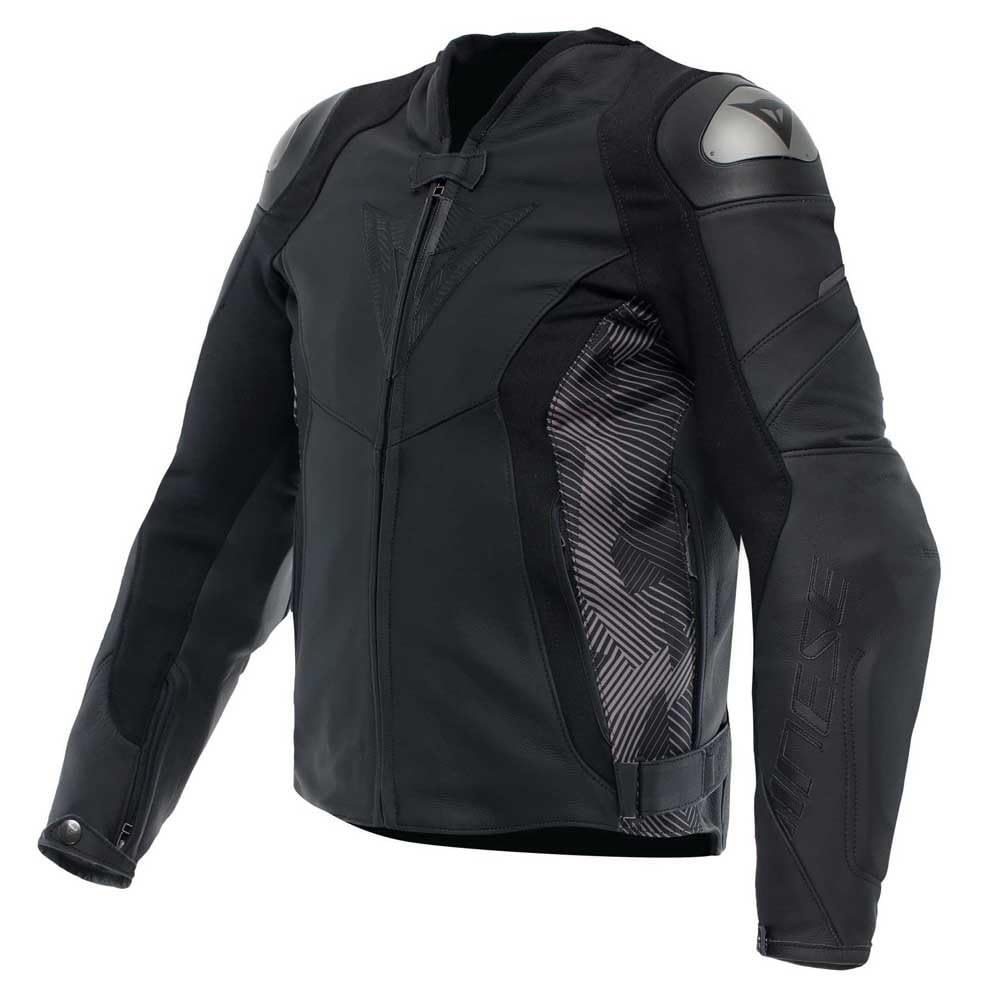 Dainese Avro 5 Skórzana kurtka motocyklowa, czarny/szary, 54