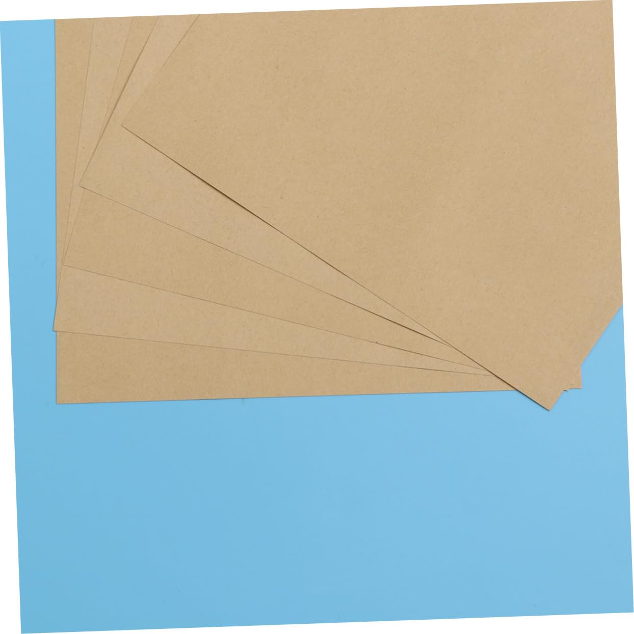 Tofficu 100feuilles Papier à Lettres Kraft Vierge Papier à Lettres Rétro à Vintage Poids