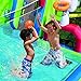 Banzai Aqua Sports Splash Pad Water Park Outdoor Inflatable Waterslide with Climbing Wall and Activities