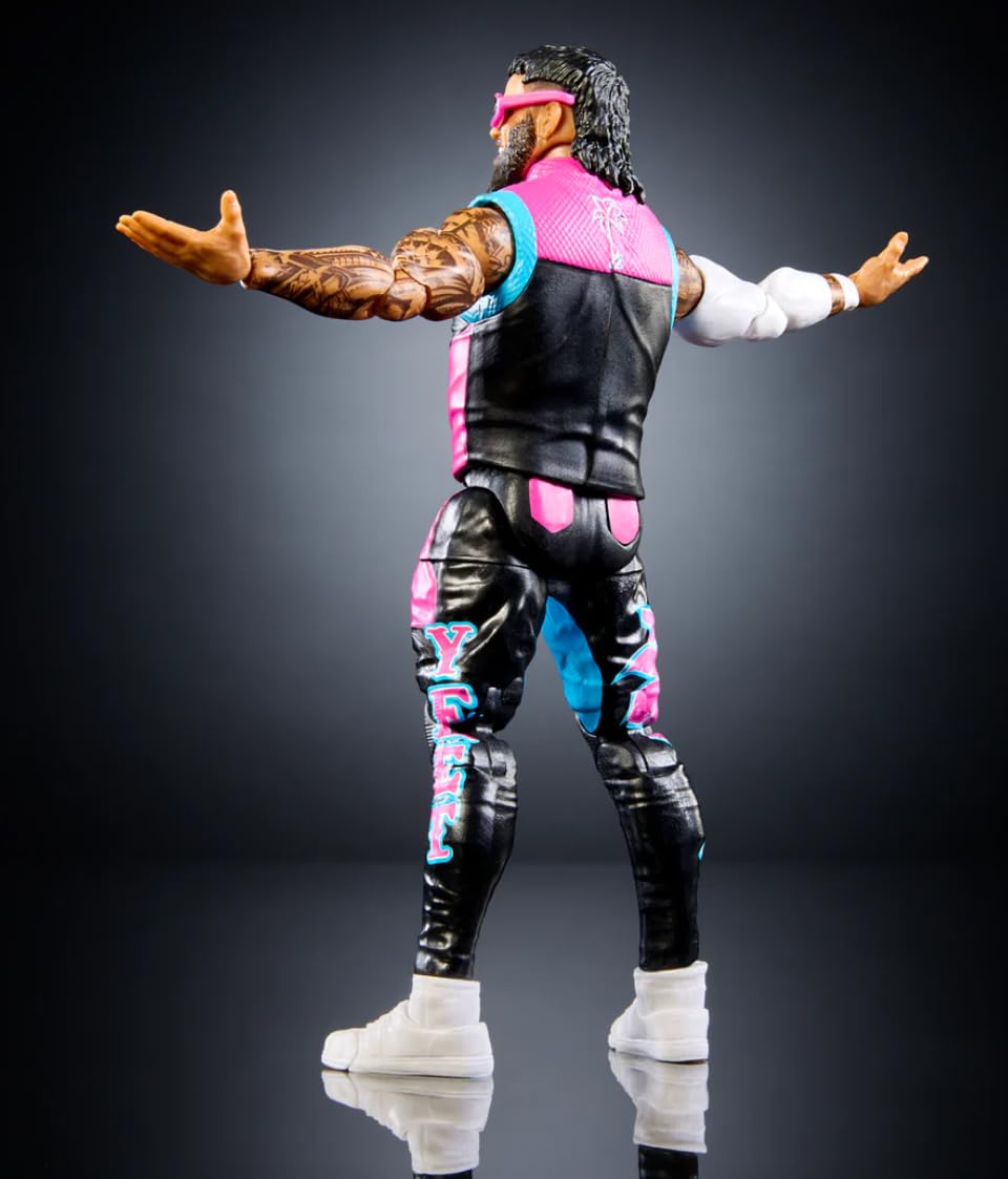 WWE Jey Uso Yeet Mattel Elite Collection Saturday Nights Main Event Series 1 - Figura de acción de lucha libre
