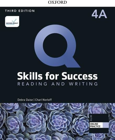 Q Skills for Success (3rd Edition). Reading & Writing 4. Split Student's Book Pack Part A