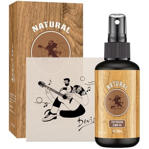 Deviser Guitar Polish Acoustic Guitar Cleaner And Polish Kit with Cloths Microfiber 4 OZ For Acoustic,Classical,Electric Guitar Premium Cleaning Cover