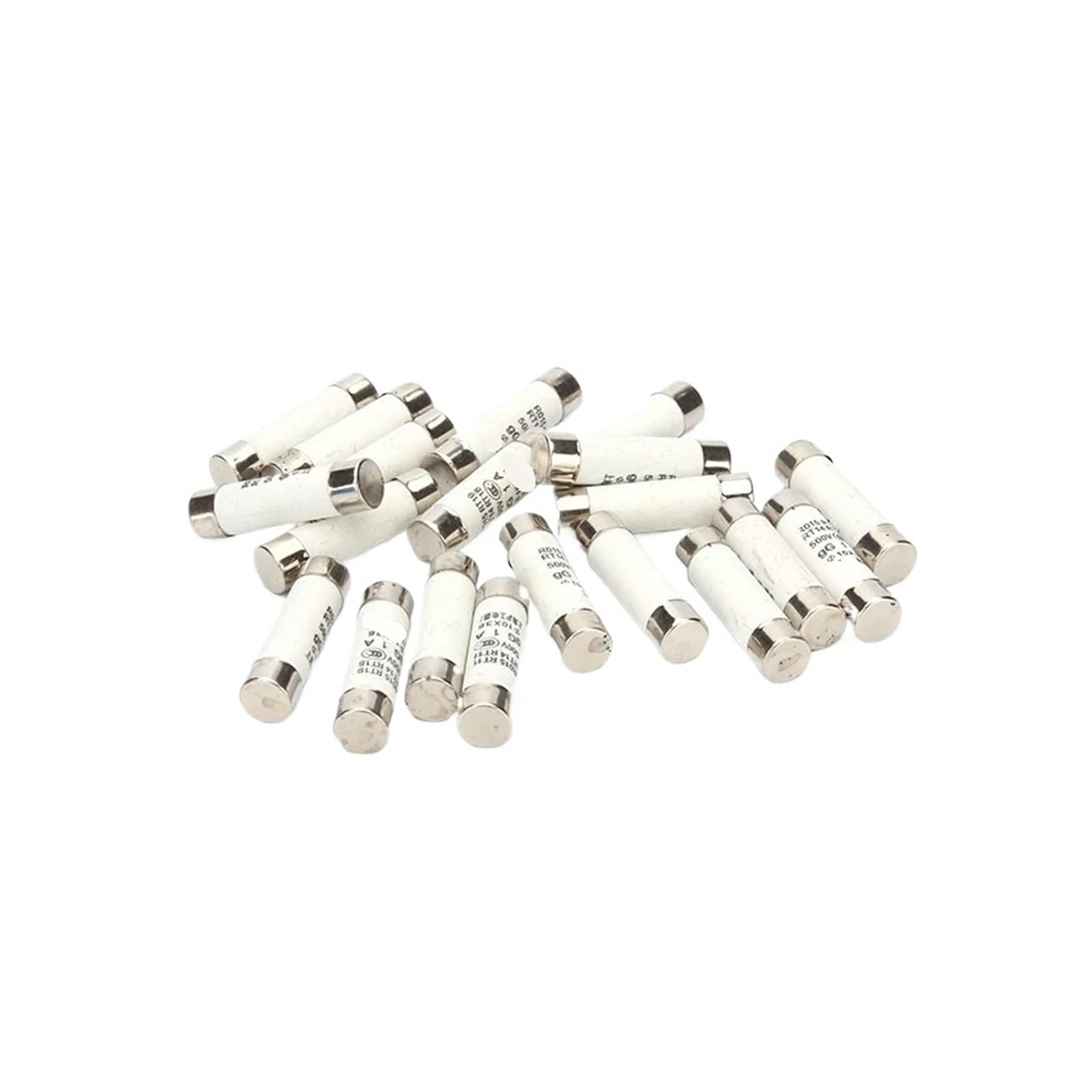 Ceramic Fuses, Fuse Fast Blow Pack of 10 10x38mm 500V 1A-32A Assortment RO15 RT19 RT14 RT18(1a)