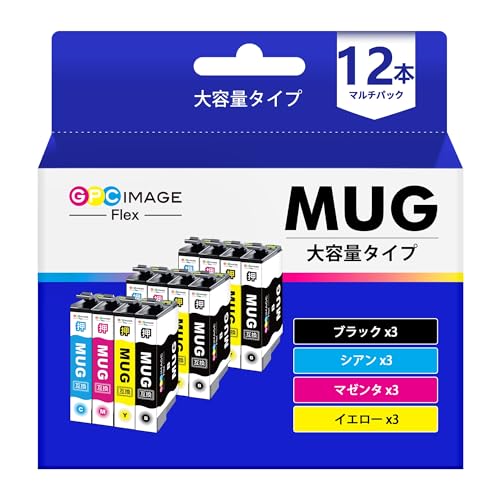 GPC Image Flex MUG-4CL エプソン用 4色インクセット