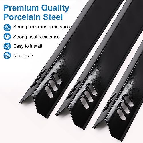 Adviace Grill Replacement Parts For Dyna Glo DGF493BNP, Backyard Grill Parts BY13-101-001-12, Uniflame Grill Replacement Parts GBC1343WP-U, Cast Iron Grates, 15 Inch Porcelian Grill Heat Shield Plate. by Adviace - Used condition - Image 5