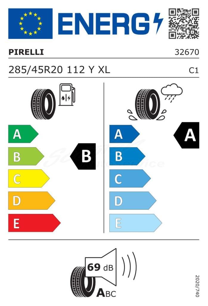 Pirelli P-Zero PZ4 285/45YR20 112Y XL AO1 TL