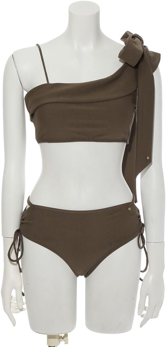 Amazon.co.jp: アシメカラーセパレートスイムウエア FWGG252320KKIF