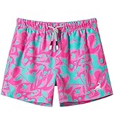 SURF CUZ Surfcuz Little Boys Swim Trunks UPF 50+ Toddler Beach Shorts Swimsuit Kids Quick Dry Swi...