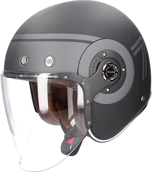 SMK Jet motorcycle helmet retro seven