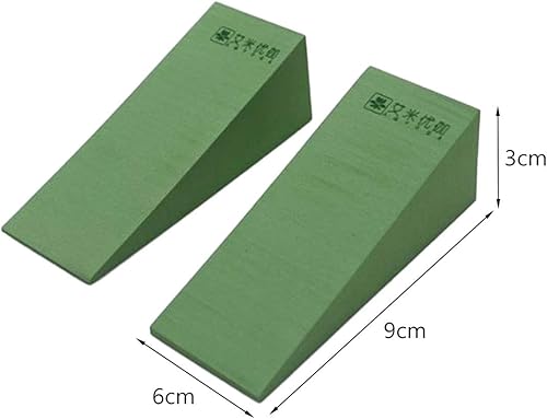 Miniatura 5 de 2 piezas de cuña de espuma de yoga, bloque de cuña EVA, soporte de espalda para estirador de talón, estirador de pantorrilla inclinada