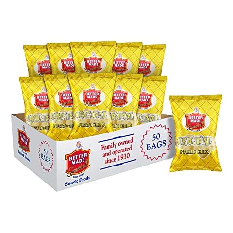 Better Made Special Potato Chips (Original) - 50 Pack - 50 x 1 oz. Bags - Crunchy, Individual Snacks Made from Fresh Potatoes - Detroit Family Owned and Operated Cover